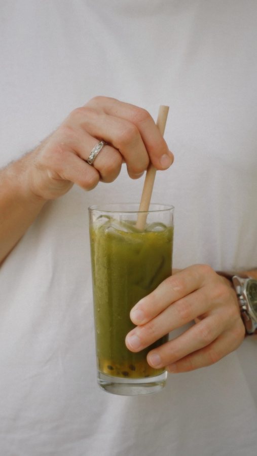 Matcha gelado